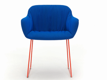 BABILA XL 2743R - Fabric easy chair with removable cover with armrests by Pedrali - view 3