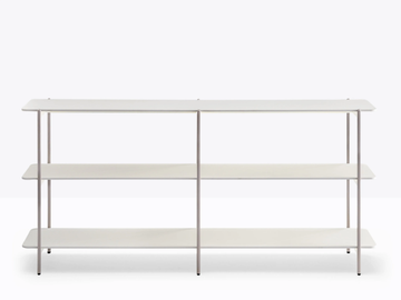 BLUME SYSTEM 189x32 - Open sectional laminate bookcase by Pedrali - view 3