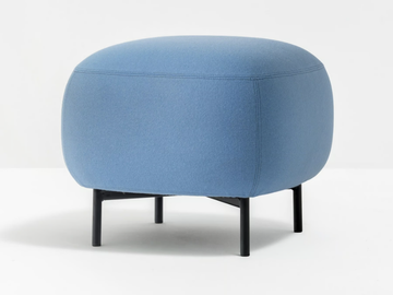 BUDDY 211 - Upholstered square fabric pouf by Pedrali - view 3