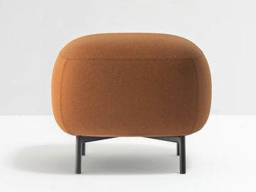 BUDDY 211 - Upholstered square fabric pouf by Pedrali - view 2