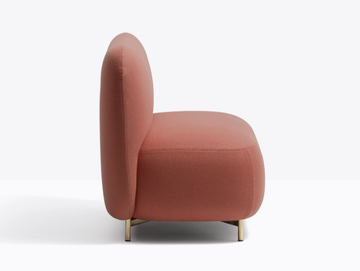 BUDDY 214S - Upholstered fabric restaurant booth by Pedrali - view 3