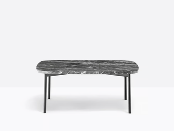 BUDDY 79X79 - Low square marble coffee table by Pedrali - view 2