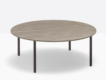 BUDDY BDTD_79 - Low round laminate coffee table by Pedrali - view 2