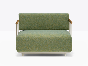 ARKI-SOFA PLUS - Fabric garden armchair with armrests by Pedrali - view 3