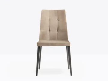 DRESS 533 - Tufted upholstered chair by Pedrali - view 2