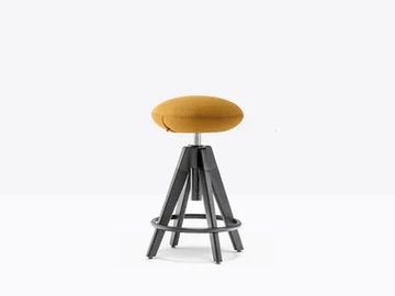 ARKI-STOOL ARKW8/2 - Swivel oak stool with gas lift by Pedrali - view 2