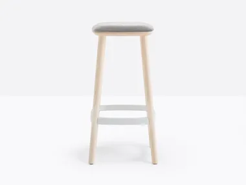 BABILA 2702/A - High ash stool with footrest by Pedrali - view 2