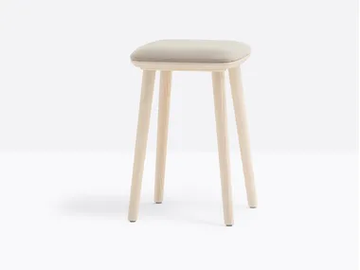 BABILA 2703/A - Low ash stool with integrated cushion by Pedrali - view 2