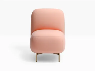 BUDDY 213S - Fabric guest chair by Pedrali - view 2