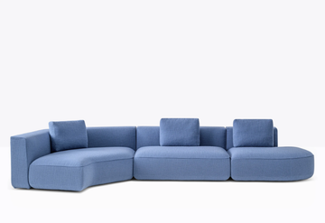 JEFF - Modular fabric sofa by Pedrali - view 3