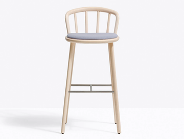 NYM 2839/A - High stool with integrated cushion by Pedrali - view 2