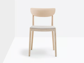 TIVOLI 2802 - Ash chair with integrated cushion by Pedrali - view 2