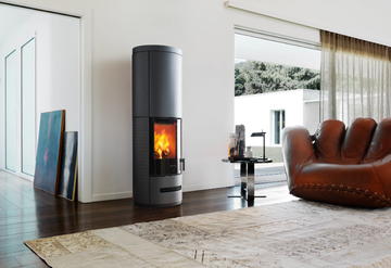 E 929 DH - Wood-burning stove by Piazzetta - view 2