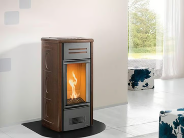 G958 - Gas steel stove for air heating by Piazzetta - view 2
