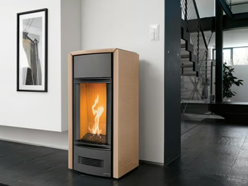 G963 D - Gas steel stove for air heating by Piazzetta - view 2