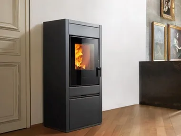 E128 A - Wood-burning steel stove Class A+ by Piazzetta - view 2