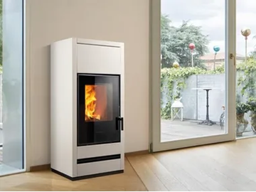 E128 - Wood-burning steel stove for air heating Class A+ by Piazzetta - view 2