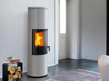 E924 A-H - Wood-burning wall-mounted steel stove Class A+ by Piazzetta - view 2