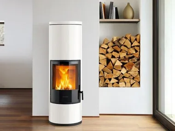 E924-H - Wood-burning wall-mounted steel stove Class A+ by Piazzetta - view 2