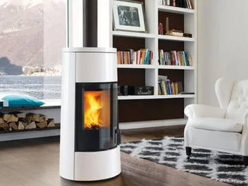 E924 M - Wood-burning Corner steel stove Class A+ by Piazzetta - view 2