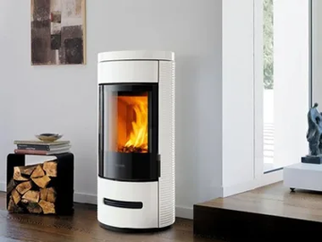 E929 D - Wood-burning Central stove for air heating Class A+ by Piazzetta - view 2