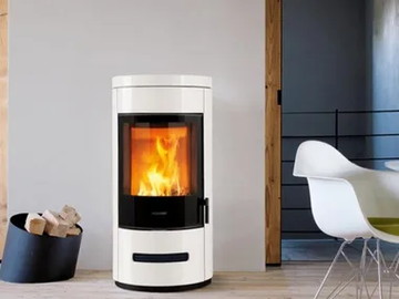 E929 M - Wood-burning wall-mounted stove for air heating Class A+ by Piazzetta - view 2