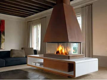 HELSINKI - Corten™ Fireplace Mantel by Piazzetta - view 2