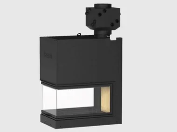 MA 272 SL PLUS - Double-sided Wood-burning Fireplace insert Class A by Piazzetta - view 2
