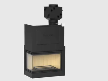 MA 283 D/S SL PLUS - Wood-burning Corner Fireplace insert Class A by Piazzetta - view 2