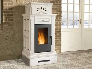 CANAZEI 5 STARS - Pellet faïence stove by Piazzetta - view 2