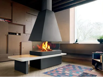MALMO - Steel Fireplace Mantel by Piazzetta - view 2