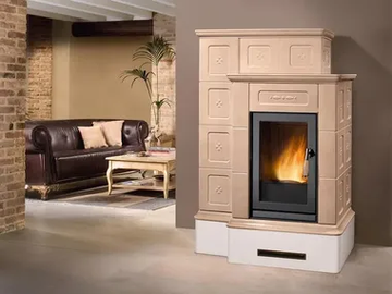 ORTISEI - Pellet faïence stove by Piazzetta - view 2
