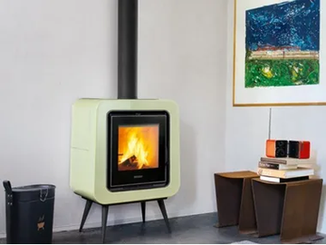 THELMA - Wood-burning Central stove for air heating Class A by Piazzetta - view 2
