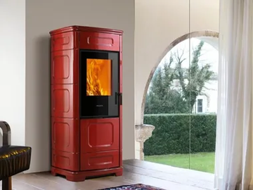 E228 C - Multi-fuel faïence stove with WiFi Class A+ by Piazzetta - view 2