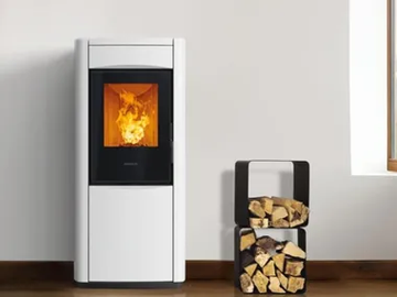 E228 M - Multi-fuel faïence stove by Piazzetta - view 2