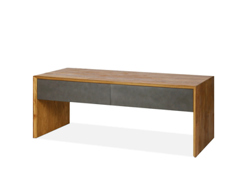ANGLE - Steel and wood TV cabinet with drawers by Pilma - view 2
