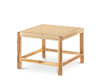 DANOUT - Square teak garden side table by Pilma - view 2