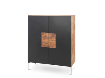 NEW ZEN - Steel and wood highboard with doors by Pilma - view 2