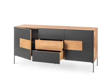 NEW ZEN - Steel and wood sideboard by Pilma - view 3