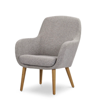 NIMES - Fabric easy chair with armrests by Pilma - view 3
