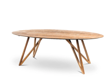 SPIDER - Oval teak table by Pilma - view 2
