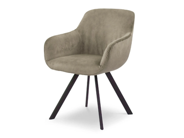 VELOURS - Velvet chair with armrests by Pilma - view 2