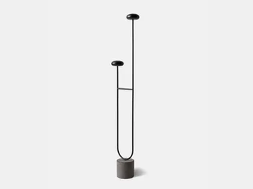 Robe hook - Double metal robe hook by Pirovano - view 2