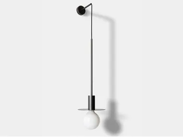 SOLE - Satin glass wall lamp by Pirovano - view 2