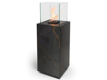PORTO - Bioethanol outdoor freestanding Dekton® fireplace by Planika - view 3