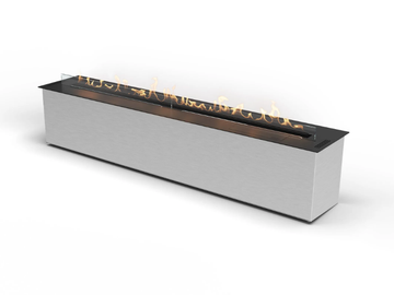 FLA4+ - Long fireplace with advance BEV by Planika - view 2