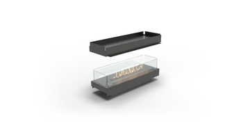 FORMA - Built-in bioethanol metal fireplace by Planika - view 3