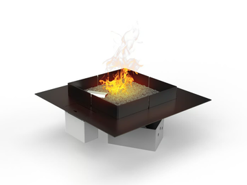 MICO BURNER 600 - Outdoor gas fireplace with WiFi by Planika - view 2