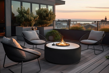 STELLA TABLE - Outdoor gas fireplace by Planika - view 3