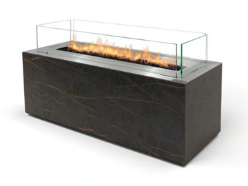 CABO - Bioethanol outdoor freestanding Dekton® fireplace by Planika - view 3